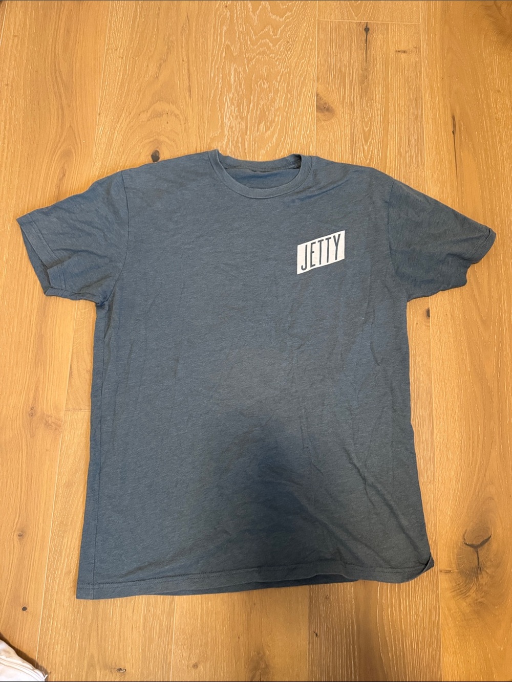 Jetty Men's Short Sleeve Crew Tee in Slate Blue